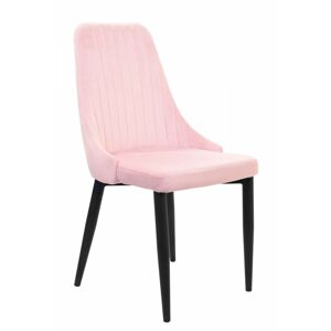 Židle LORIENT VELVET růžová