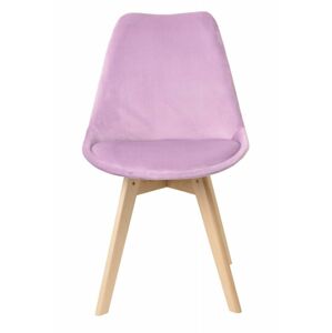 Židle Nantes Velvet růžová