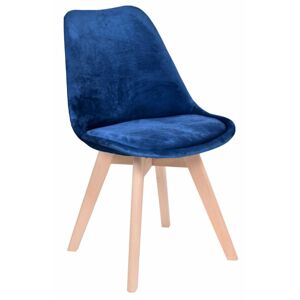Židle Nantes Velvet modrá